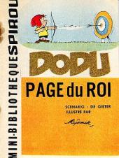 Mini-récits et stripbooks Spirou -MR1299- Dodu, page du roi