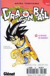 Dragon Ball -38- Le retour de Sangoku