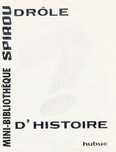 Mini-récits et stripbooks Spirou -MR1426- Drôle d'histoire