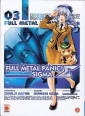 Full Metal Panic! Sigma -3- Tome 3