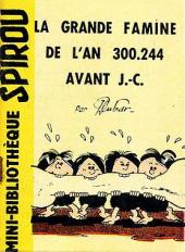 Mini-récits et stripbooks Spirou -MR1219- La Grande Famine de l'an 300.244 avant J.-C.