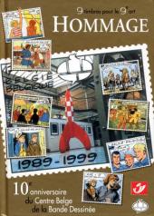 Hommage - 9 timbres pour le 9e art -TL- 10e anniversaire du Centre Belge de la Bande Dessinée