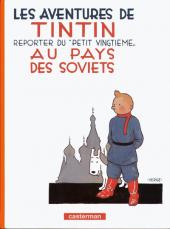 Couverture de Tintin -1- Tintin au pays des Soviets