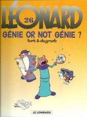 Léonard -26b2000- Génie or not génie ?