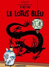 Couverture de Tintin -5- Le lotus bleu