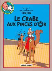 Tintin (France Loisirs 1987) -4- Le crabe aux pinces d'or / Tintin au pays de l'or noir