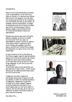 Extrait de BD Reporter - Du Printemps arabe aux coulisses de l'Élysée