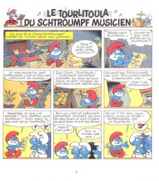 Extrait de Schtroumpfs (3 histoires de) -3- Le tourlitoula du schtroumpf musicien