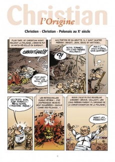 Extrait de L'encyclopédie des Prénoms en BD -35- Christian