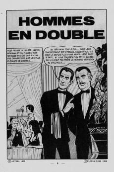 Extrait de Anticipation (Les meilleures Bandes dessinées d') -1- Hommes en double