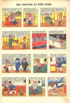 Extrait de Bibi Fricotin (2e Série - SPE) (Après-Guerre) -8f- Bibi Fricotin au Pôle Nord