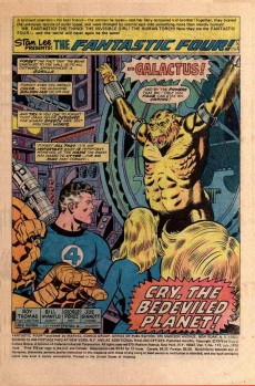 Extrait de Fantastic Four Vol.1 (1961) -172- Cry, the bedeviled planet !