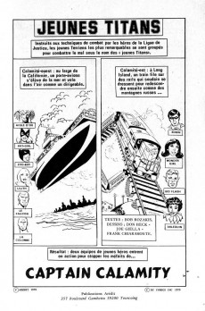 Extrait de Faucon Noir (Arédit - Publication Flash) -14- Jeunes titans : Captain Calamity