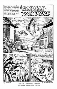 Extrait de Le manoir des fantômes (1re série - Arédit - Comics Pocket)  -25- Le gorille-vampire