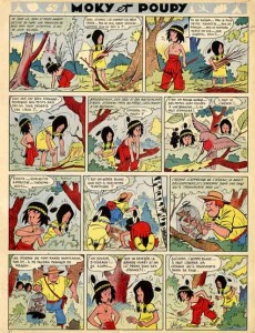 Extrait de Moky et Poupy -6- Moky et Poupy rencontrent Teddy