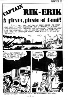 Extrait de Pirates (Mon Journal) -55- Captain Rik Erik - À pirate, pirate et demi !