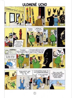 Extrait de Tintin (en langues étrangères) -6Tchèque- Ulomené ucho