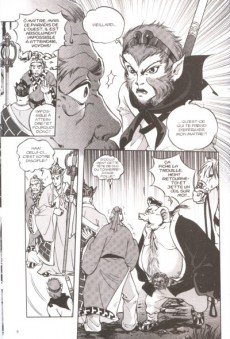 Extrait de Le voyage en occident -5- Grand combat au fleuve des sables mouvants