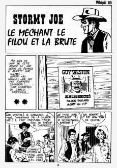 Extrait de Whipii ! (Panter Black, Whipee ! puis) -65- Stormy Joe - le méchant, le filou et la brute