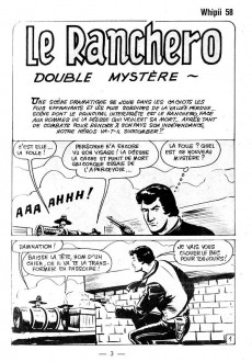 Extrait de Whipii ! (Panter Black, Whipee ! puis) -58- Le ranchero - Double mystère