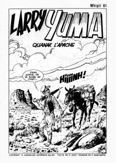 Extrait de Whipii ! (Panter Black, Whipee ! puis) -61- Larry Yuma - Quanak l'apache