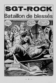 Extrait de Brûlant (Arédit - 1re série) -41- Bataillon de blessés