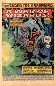 Extrait de Conan the Barbarian Vol 1 (1970) -115- A war of wizards