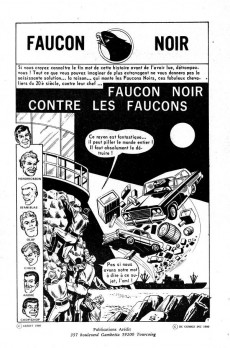 Extrait de Faucon Noir (Arédit - Publication Flash) -19- Faucon Noir contre les faucons