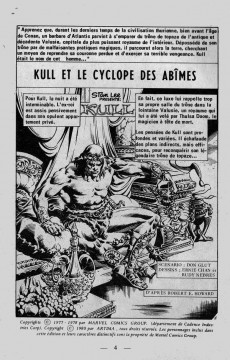 Extrait de Frankenstein (Arédit - Comics Pocket) -19- Kull et le cyclope des abîmes