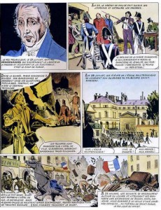 Extrait de Histoire de France en Bandes Dessinées (Larousse - 2008) -12- De la chute de l'Aigle à Louis-Philippe