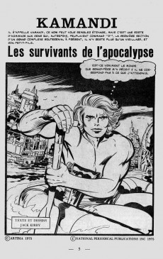 Extrait de Kamandi (1re série - Arédit - Comics Pocket) -1- Les survivants de l'apocalypse