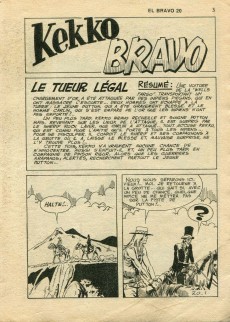 Extrait de El Bravo (Mon Journal) -20- Le tueur légal