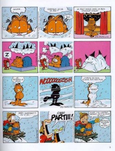 Extrait de Garfield (Dargaud) -30- Dur de la feuille