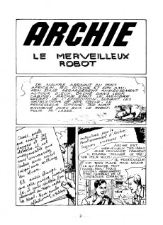 Extrait de Archie (Jeunesse et Vacances) -1- Archie, le merveilleux robot