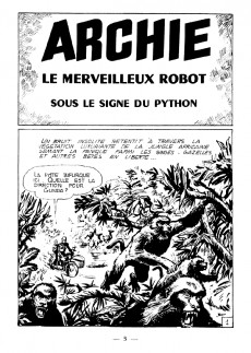 Extrait de Atoll (Jeunesse et Vacances) -1- Sous le signe du python
