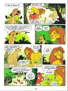 Extrait de Disney (La BD du film) -4- Le roi lion