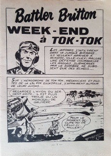 Extrait de Battler Britton (Impéria) -100- Week-end à Tok-Tok