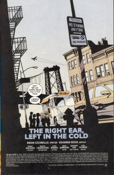 Extrait de 100 Bullets (1999) -9- The right ear, left in the cold (1)