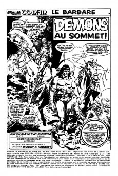 Extrait de Conan le barbare (Éditions Héritage) -7172- Démons au sommet!