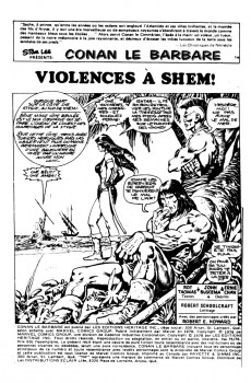 Extrait de Conan le barbare (Éditions Héritage) -7576- Violence à shem!