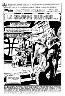 Extrait de Docteur Strange (Éditions Héritage) -2324- La grande illusion...