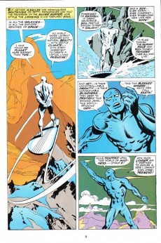 Extrait de Marvel Masterworks Deluxe Library Edition Variant HC (1987) -15- The Silver Surfer n°1-5