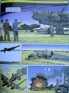 Extrait de Les grandes batailles de l'Histoire en bandes dessinées -5a2010- Batailles aériennes - Sur l'Angleterre et sur l'Allemagne (1940-1945)