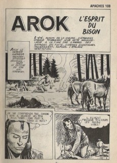 Extrait de Apaches (Aventures et Voyages) -108- Arok - l'esprit du bison