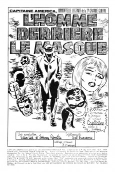 Extrait de Capitaine America (Éditions Héritage) -4- L'homme derrière le masque !