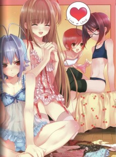 Extrait de Cherry Girls Cafe -1- Visual book - vol. 1