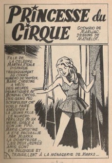 Extrait de Princesse (Éditions de Châteaudun/SFPI/MCL) -124- Princesse du cirque