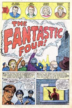 Extrait de Fantastic Four Vol.1 (1961) -1- The Fantastic Four