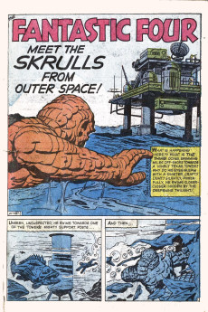 Extrait de Fantastic Four Vol.1 (1961) -2- Skrulls from outer space!
