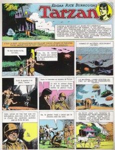 Extrait de Tarzan (1re Série - Éditions Mondiales) - (Tout en couleurs) -61- L'Enlèvement de Naomi